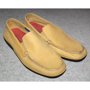 Rockport Honey leather Loafers Slip on men shoes Washable Size 8.5 Moccasin